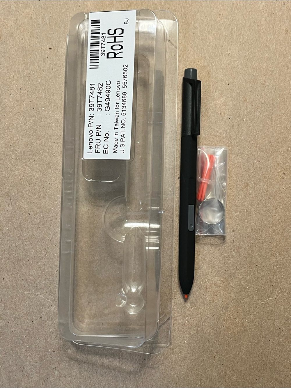 NEW Original Lenovo Black Stylus 39T7481